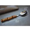Cooking Spoons Bamboo long handle creative 304 stainless steel main dinner spoon multi-dinner spoon high value household soup spoon Table Spoons view 2