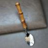 Cooking Spoons Bamboo long handle creative 304 stainless steel main dinner spoon multi-dinner spoon high value household soup spoon Table Spoons view 3