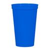 PromotionPros Reusable Stadium 5 1/2" Cold 22oz Plastic Party Cup - Customized With Text Name or Personalized Image $0.92 Each - Sold in Pack of 500-Blue view 1