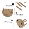 Beatifufu Wooden Disposable Paper Cup Rack Multi-functional Cup Display Shelf for Organized Storage for Home Parties Events and Coffee Shops Single Slot view 2