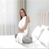 6 Piece Mulberry Silk Sheet Set Queen Size (60x80)+ Upto 16 Inch Deep Pocket White Color Smooth Soft and Silk Bed Sheets Queen Size Bedding Set view 4