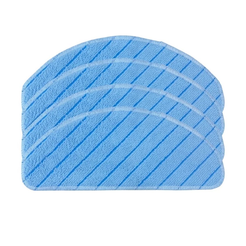 Washable Mop Cloth Pads,Compatible for Ecovacs Deebot OzmoT8 AIVI T8 Max T8 T9 T9 AIVI T9 Max T9 Power N8 N9 Robot Vacuum Cleaner Rags (Color : 4pcs)