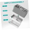 Beatifufu Push-Type Liquid Outlet Box Pump Dispenser for Kitchen Sink Natural Dishwasher Detergent Holder view 3