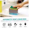 Beatifufu Push-Type Liquid Outlet Box Pump Dispenser for Kitchen Sink Natural Dishwasher Detergent Holder view 4