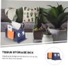 Beatifufu Cartoon Elephant Tissue Holder Multi-functional Desktop Organizer Decorative Storage Box for Home view 2