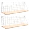 Beatifufu 2pcs Bathroom Storage Mount No Drilling Space Saver Elegant Functional view 1
