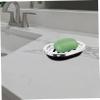Beatifufu 6pcs Plastic Bathroom Accessory Set Lotion Dispenser Toothbrush Holder Tumbler Cup Soap Dish Toilet Brush Trash Can Black for Decor view 2