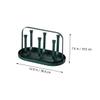 SHOWERORO 1set Nordic Style Cup Holder with Drain Tray Multi-Functional Tea and Household Cup Display Rack for Kitchen Counter Table Cabinet Storage view 2