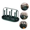 SHOWERORO 1set Nordic Style Cup Holder with Drain Tray Multi-Functional Tea and Household Cup Display Rack for Kitchen Counter Table Cabinet Storage view 3