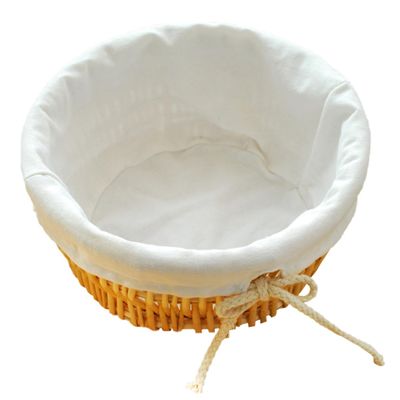 BIUDECO Woven Bread Basket Cloth Liner Chic Storage for Fruits and Vegetables Handmade Natural Decor for Kitchen Countertop Small for Steamed Buns