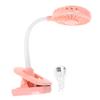 Mikinona 1pc Usb Clip Fan with Led Lamp Multifunctional Desk Fan with Night Light Creative Table Lamp Color for Home Office and Dorm Use view 1