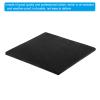 PATIKIL Rubber Anti-Vibration Pads, 2 Pcs Square Vibration Isolation Mats 8" x 8" x 0.4" for HVAC Air Conditioner Air Compressor Washer Dryer, Black view 4