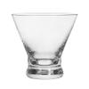 BTGLLAS Set of 2 Martini Glasses - 8-Ounce Cinched Design Cocktail Glasses with Heavy Base, Stemless Construction for Stability - Sturdy and Elegant Cosmopolitan Bar Glasses (Glass, Clear2Pcs) view 3