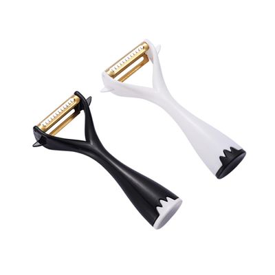 BIUDECO 2pcs Titanium Peeler Grater Set Slicer Corer Multifunctional Fruit Vegetable Tool Stainless Steel Peelers