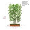 1.5m Tall Artificial Bamboo Faux Plants, Modern Floor Fake Potted Tree Plants Decor, for Wedding Ceremony Home Office Farmhouse view 3
