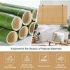 Bamboo Blinds and Shades for Windows - Roll Up for Outdoor/Indoor, Hand Weave, Easy to Install - Patio Porch Pergola Woven Blinds view 3