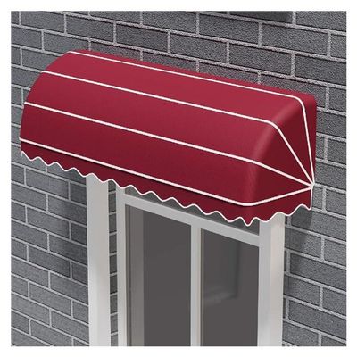 zktoermn Door Window Awning, Outdoor Foldable Sunshade Shelter Window/Entry Awning UV Rain Snow Protection for caf Restaurant Street Store (Color : Red-A, Size : 80X60X60cm)