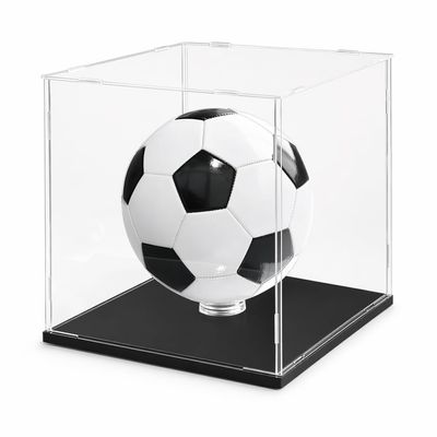 IDAFSA Clear Acrylic Display Case, 10x10x10inch (25x25x25cm)