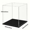 IDAFSA Clear Acrylic Display Case, 10x10x10inch (25x25x25cm) view 2