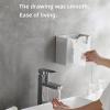 toilet paper holder toilet roll holderBathroom Toilet Paper Holder, Multi-function Wall Mounted Tissue Box No Punching Toilet Paper Holder Bathroom Accessories Shelf Kitchen Bathroom Storage Rack (Col view 3
