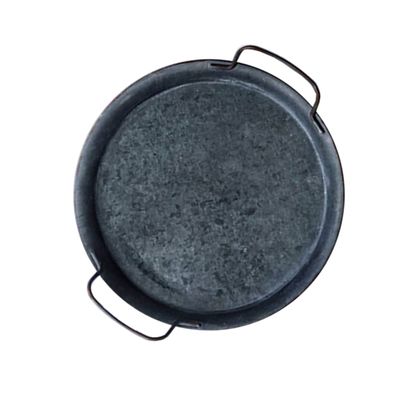 HAKIDZEL 1pc Old Style Serving Tray with Handle Vintage Bread Storage Tray for Kitchen Photo Prop and Home Organization Capacity for Snacks Fruits and Groceries