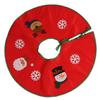 Beatifufu 1pc Xmas Tree Skirt Non-Woven Holiday Decoration for Christmas Tree Adorable Cloth Base Realistic Texture for Festive Atmosphere view 1