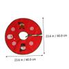 Beatifufu 1pc Xmas Tree Skirt Non-Woven Holiday Decoration for Christmas Tree Adorable Cloth Base Realistic Texture for Festive Atmosphere view 2