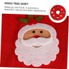Beatifufu 1pc Xmas Tree Skirt Non-Woven Holiday Decoration for Christmas Tree Adorable Cloth Base Realistic Texture for Festive Atmosphere view 3