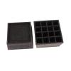 TANIQIACA 2 Inch Stackable TPU Square Desk Riser Heavy Duty Waterproof Anti-Slip Black Furniture Riser view 2