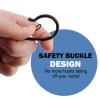 ADIIL 10 Pcs S Hooks for Hanging with Safety Buckle, Heavy Duty Metal S Shaped Closet Hooks for Hanging Plants, Kitchen Utensils, Jeans, Bags, Pots, 3.75 Inch, Black view 2
