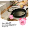 HAKIDZEL 1pc Cute Pig Shaped Mechanical Timer for Cooking and Baking Easy One-Button Kitchen Reminder for Management and Supervision view 3