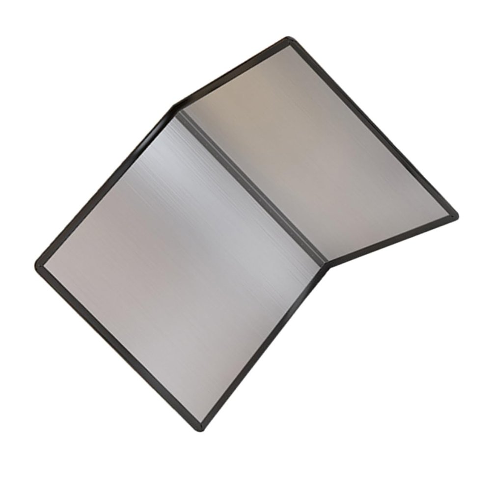 Mikinona 2pieces Kitchen Oil Baffle Cooking Splatter Guard Folding Oil Shield for Gas Stove Easy to Clean Non-stick Heat Insulation Board