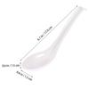 LABRIMP 12 Pcs Plastic Soup Spoons Long Handle Spoons Hooks for Cooking and Dining view 3