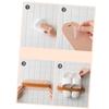 LABRIMP 2pcs Draining Slippers Shelf Wall-Mounted Shoes Rack for Bathroom Space-Saving Shoe Storage Holder Easy to Assemble Pattern Design view 3