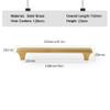 Cupboard handles,handles for cupboards & draws,2 Pcs Gold Furniture Drawer Handles, Small Pull Door Knobs with Screws, Furniture Drawer Handles, Cupboard Door Handles for Office, Furniture Cabinet, D view 2