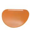 SHOWERORO Kitchen Cake Scraper Tool Orange Semi-circle Butter Spatula for Smoothing Spreading and Shaping Fondant Icing Essential Baking Tool for Professional Finish view 1