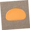 SHOWERORO Kitchen Cake Scraper Tool Orange Semi-circle Butter Spatula for Smoothing Spreading and Shaping Fondant Icing Essential Baking Tool for Professional Finish view 3