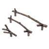 cupboard handles,handles for cupboards & draws,2 Pcs Modern European Zinc Alloy Kitchen Cabinet Drawer Door Handle Retro Branch Knobs Single Hole/Hole Distance 96mm/128mm (Hole Distance 128mm) ( Size view 4