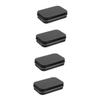 PACKOVE 4pcs Small Jewelry Box Iron Cookie Storage Case Vintage Rectangular Candy Box view 1