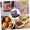 PACKOVE 4pcs Small Jewelry Box Iron Cookie Storage Case Vintage Rectangular Candy Box view 2
