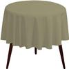 Pomp Sage Green 70" Inch Round Premium Polyester Tablecloth | Wrinkle + Stain Resistant Easy Care Fabric | Fits Round or Circle Table view 1