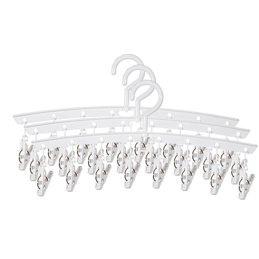 PURZEN Hat Rack for Baseball Caps for Hanger and Room Closet Display, Hat Holder for Ball Caps and Accessories, for Men Women Gift,White,3PCS