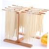 LABRIMP Portable Pasta Drying Rack Noodle Hanging Frame for Easy Storage Natural Construction for Spaghetti Fettuccine Linguine and More for Home Cooking view 2