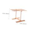 LABRIMP Portable Pasta Drying Rack Noodle Hanging Frame for Easy Storage Natural Construction for Spaghetti Fettuccine Linguine and More for Home Cooking view 4