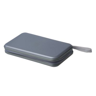 Pasuihcay 80 Disc Album CD DVD Carry Cover Case Wallet Storage Holder Bag Hard Box - Silver
