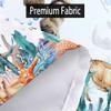 MCKTOM Funny Cat Shower Curtain, Teal Blue Ocean Sea Turtle Starfish Tropical Fish Fabric Bath Curtains, Kids Bathroom Nautical Decor Waterproof with Hooks Set 72 x 72 Inch view 4