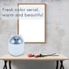 Pasuihcay Mini Waste Bin Desktop Garbage Basket Cleaning Barrel Small Desk Organizer Storage Dustbins Animal Trash Can Paper Towel Container Blue view 2