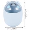 Pasuihcay Mini Waste Bin Desktop Garbage Basket Cleaning Barrel Small Desk Organizer Storage Dustbins Animal Trash Can Paper Towel Container Blue view 4