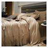 Zixmix Premium 100% Eucalyptus Lyocell Duvet Cover Cooling Silky Soft Like Mulberry Silk Double Queen King with Bed Sheet 2 Pillowccases,Bedding view 2