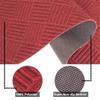 Goasis Lawn Reddurable Welcome Mat, Outdoor and Indoor, Large Front Door Mats, Anti-Slip Rubber, Washable - 1FTX35FT, Red view 4